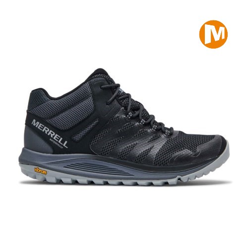 Merrell Nova 2 Mid Waterproof Laufschuhe Herren Schwarz [DE-YAJHQ]